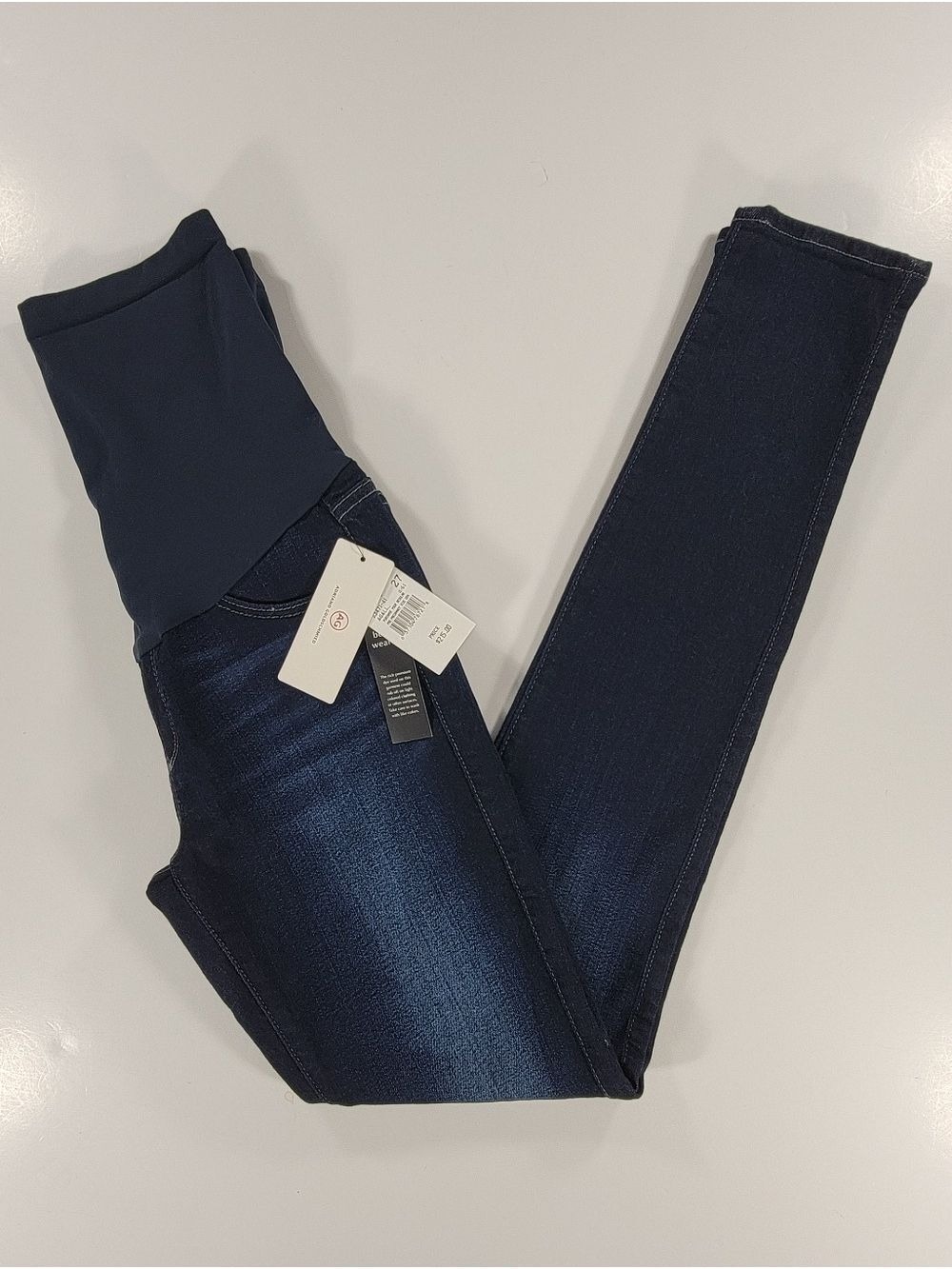 NEW Adriano Goldschmied AG The Legging Maternity Women's Dark Blue Jeans 27 NWT